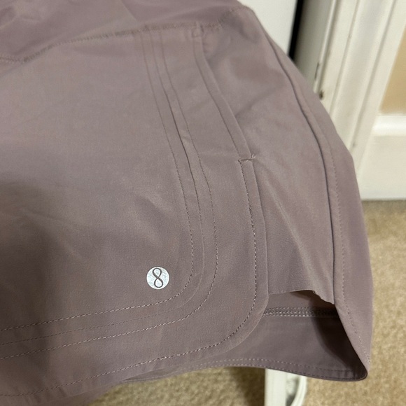 Layer 8 Women's Athletic Shorts in Mauve - Picture 3 of 4